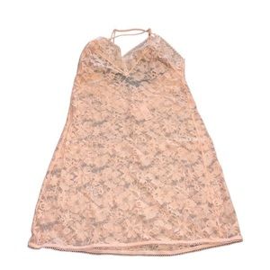 Victoria’s Secret Light Pink Lace Slip Dress